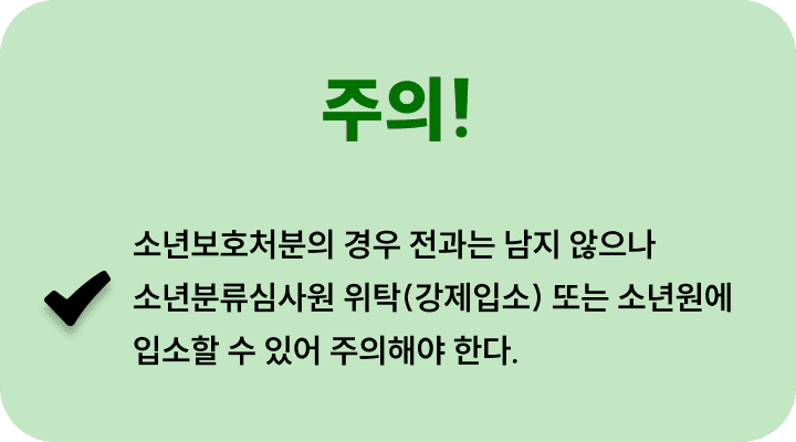 조력절차-소년보호재판 주의점