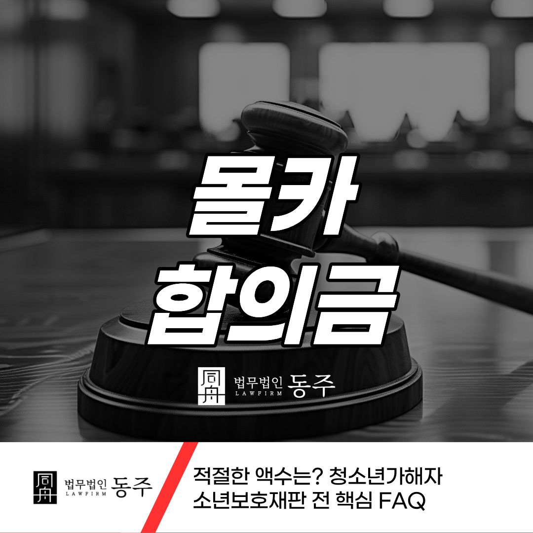 칼럼: 몰카 합의금 적절한 액수는? 청소년가해자 소년보호재판 전 핵심 FAQ 칼럼: 몰카 합의금 적절한 액수는? 청소년가해자 소년보호재판 전 핵심 FAQ